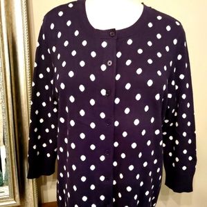 Talbots 3/4 sleeve cardigan